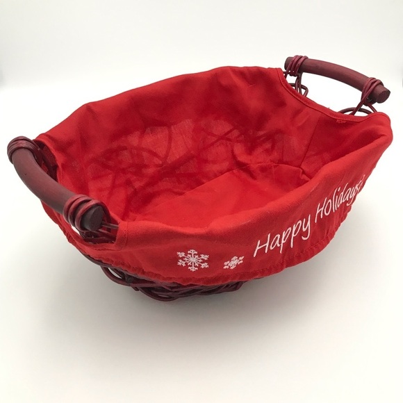 Red Holiday Basket - Picture 1 of 5